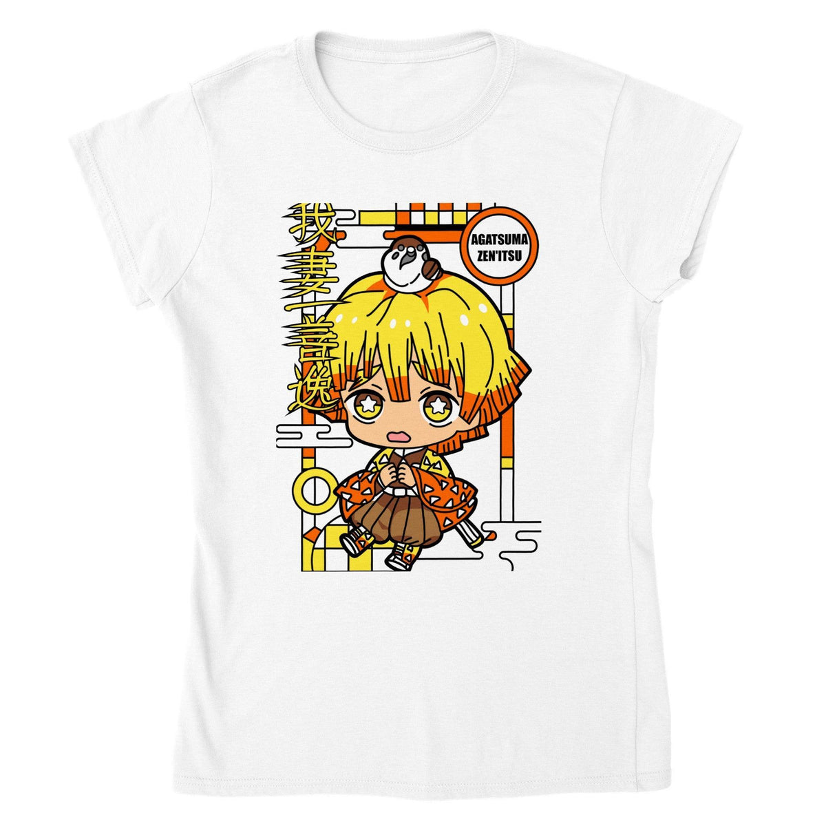 Anime Agatsuma Zen Itsu T-shirt-Regular Fit Tee-StylinArts