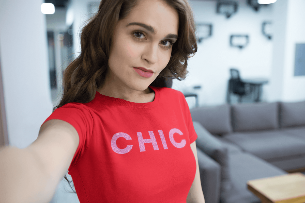 CHIC Women's T-shirt-Regular Fit Tee-StylinArts