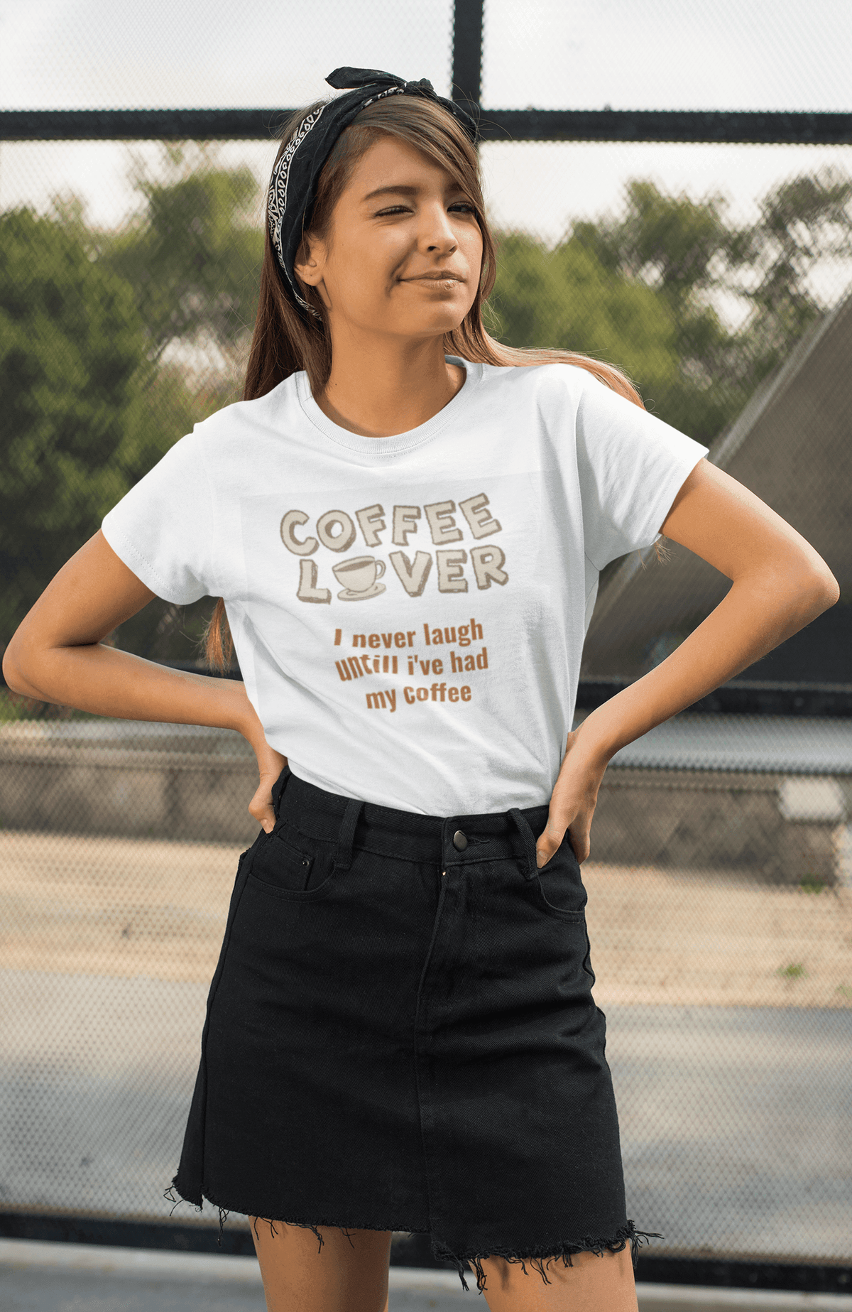 Coffee lover women tee-Regular Fit Tee-StylinArts