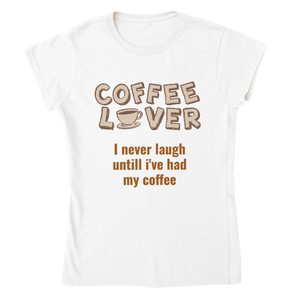 Coffee lover women tee-Regular Fit Tee-StylinArts