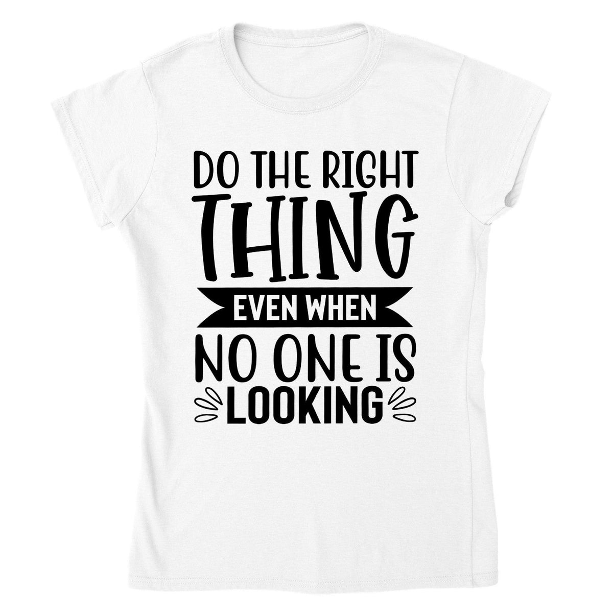 Do the Right THING T-shirt-Regular Fit Tee-StylinArts