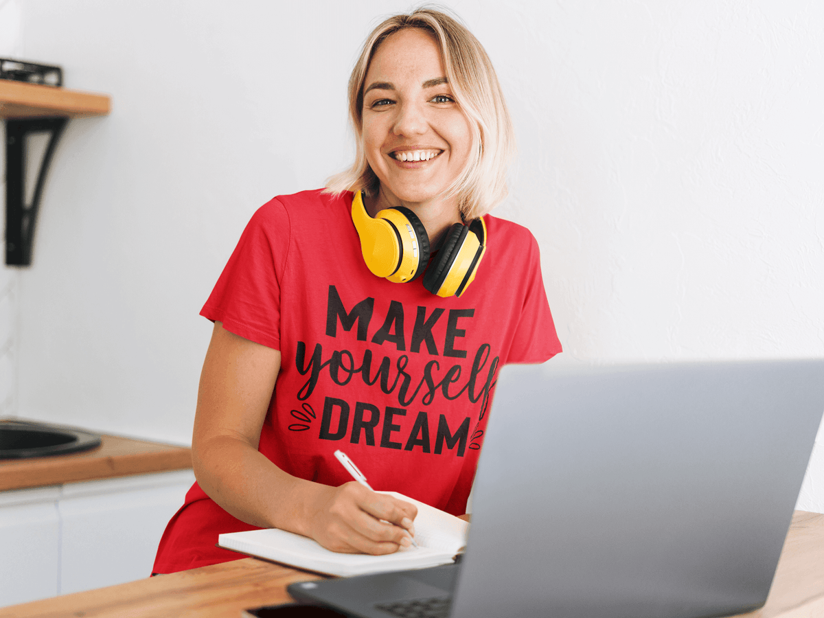 Make yourself Dream T-shirt-Regular Fit Tee-StylinArts