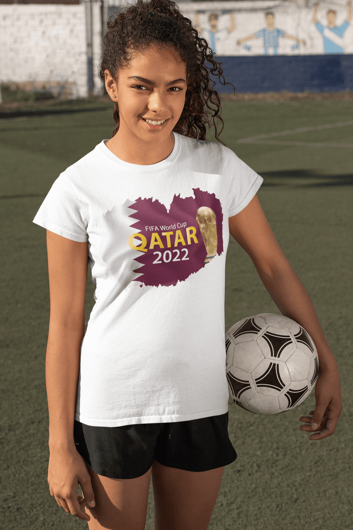 Qatar 2022 FIFA Worldcup T-shirt-Regular Fit Tee-StylinArts