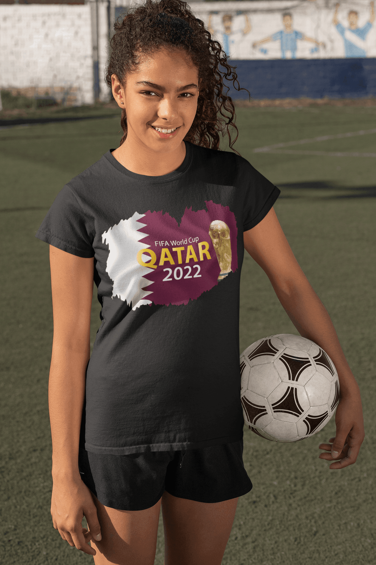 Qatar 2022 FIFA Worldcup T-shirt-Regular Fit Tee-StylinArts