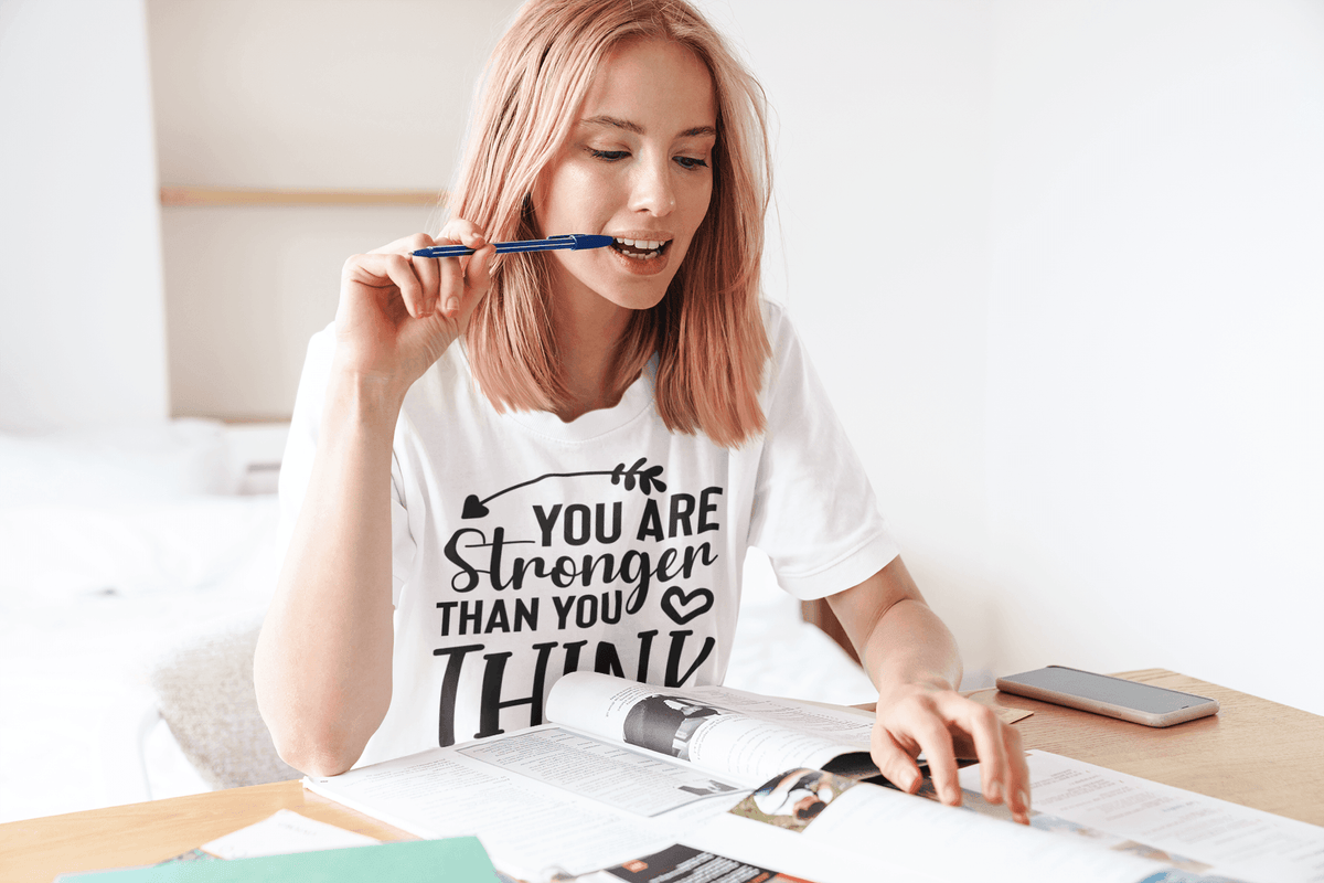 Stronger Than you THINK T-shirt-Regular Fit Tee-StylinArts