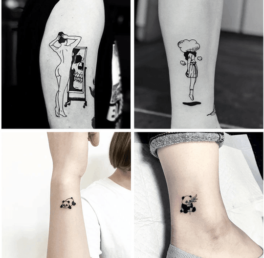 Disposable waterproof tattoo stickers-Ink Art Styles-StylinArts