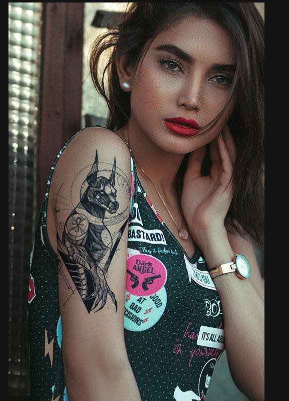 Women's Waterproof Enduring Beauty Tattoo Decals-Tattoo-StylinArts