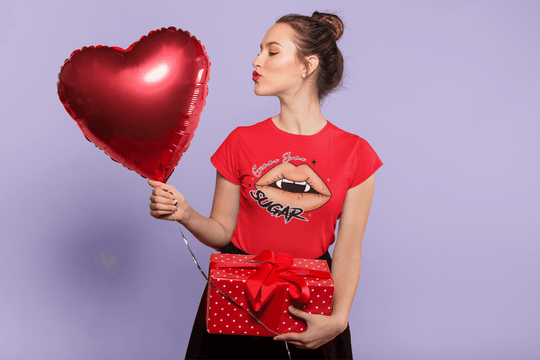 Gimme some SUGAR VALENTINE T-shirt-S-Regular Fit Tee-StylinArts