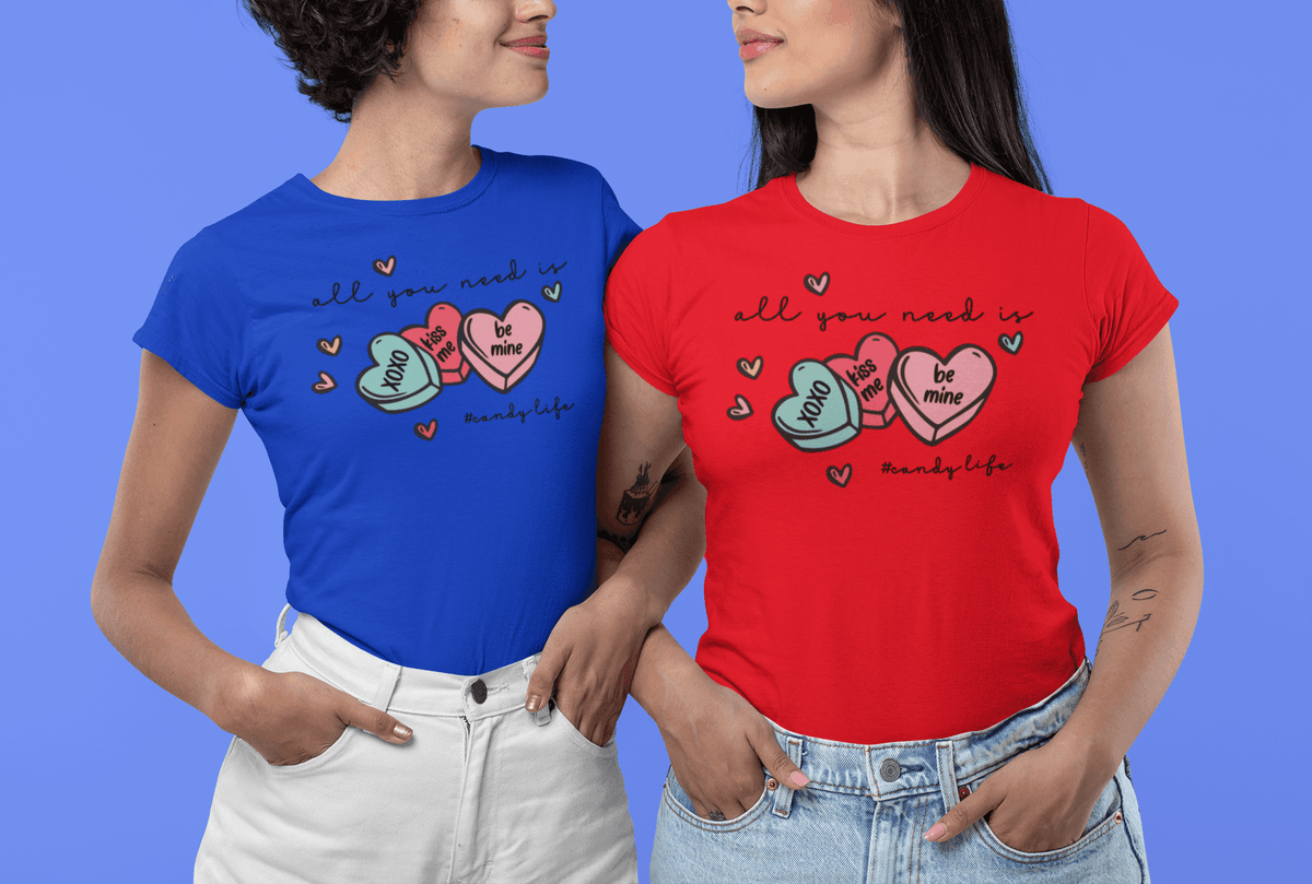 ALL YOU NEED IS T-shirt-Regular Fit Tee-StylinArts