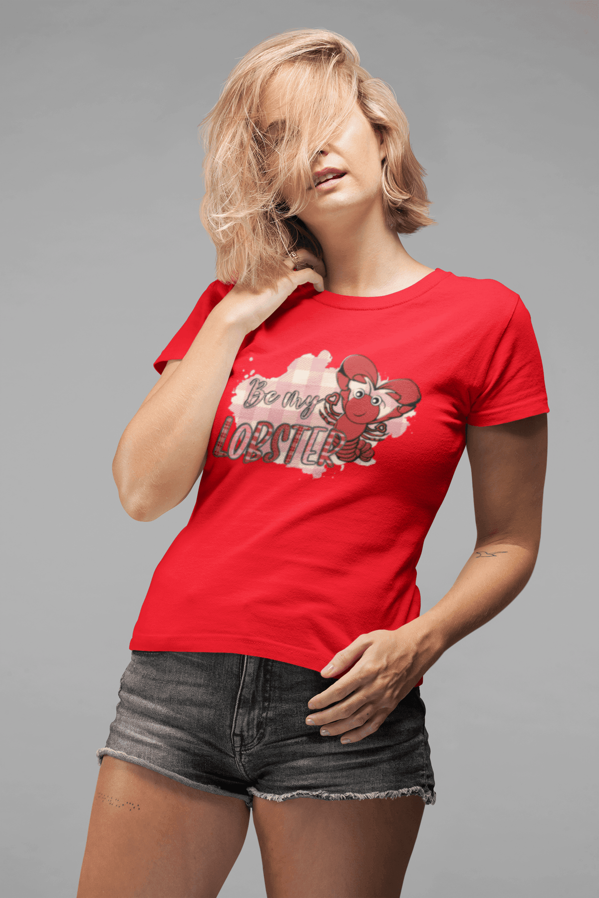 Be my LOBSTER T-shirt-Regular Fit Tee-StylinArts