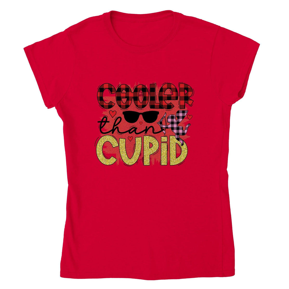 COOLER than CUPID T-shirt-Regular Fit Tee-StylinArts