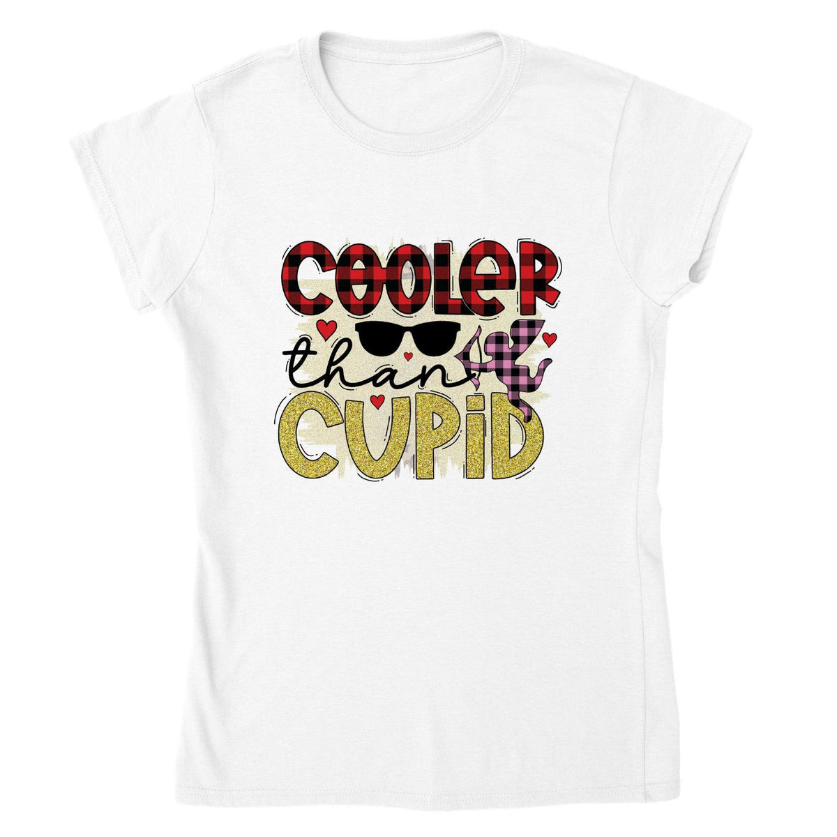 COOLER than CUPID T-shirt-Regular Fit Tee-StylinArts