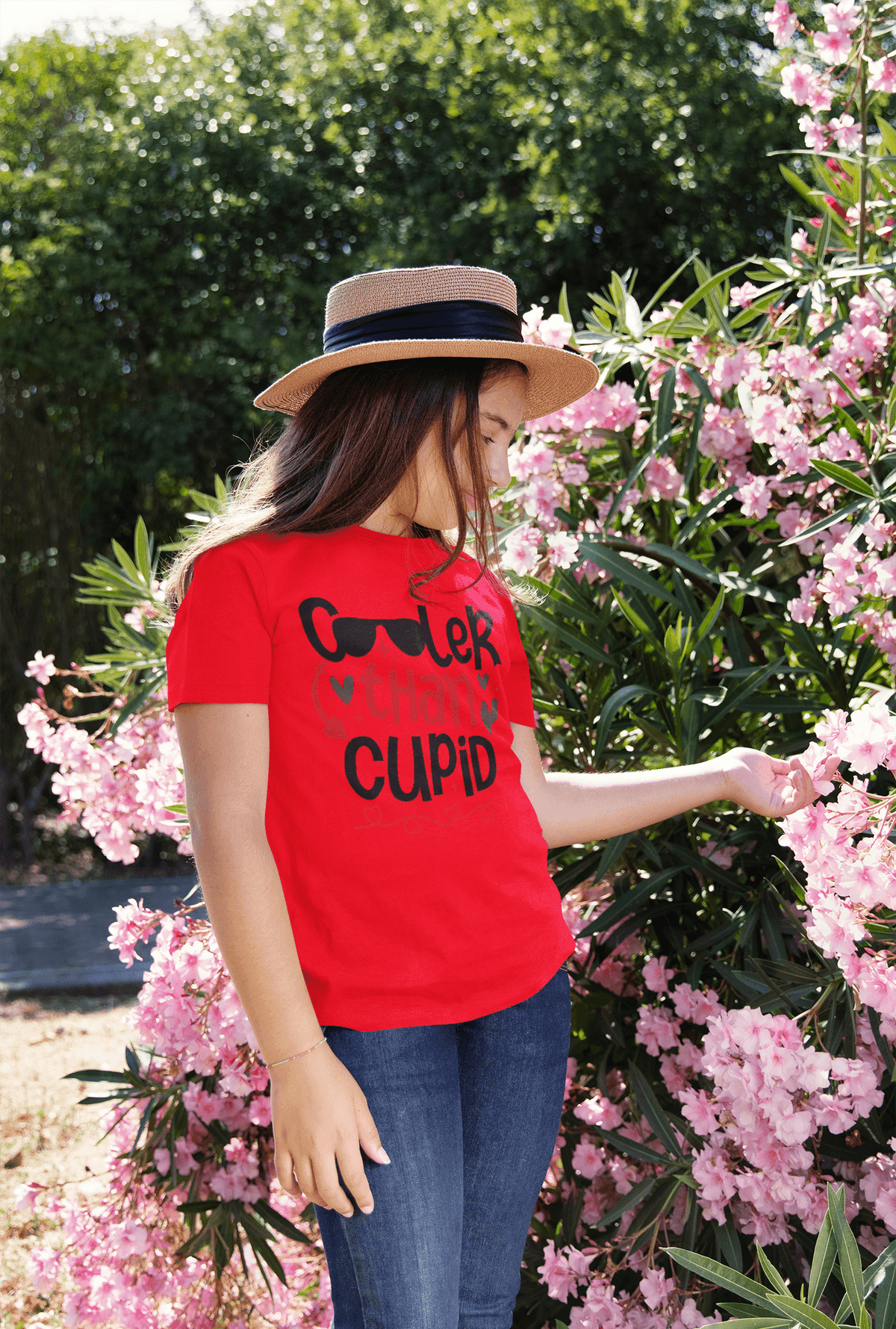 COOLER THAN CUPID T-shirt-Regular Fit Tee-StylinArts