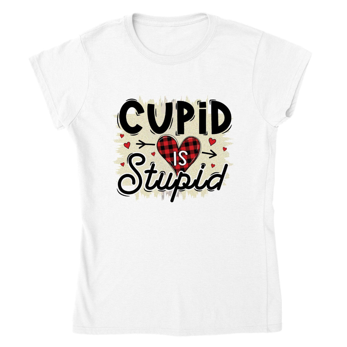 CUPID is STUPID T-shirt T-shirt-Regular Fit Tee-StylinArts