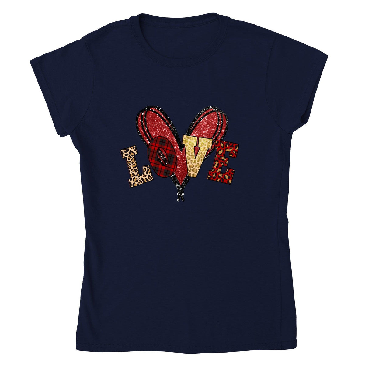 Embrace of Hearts T-shirt-Regular Fit Tee-StylinArts