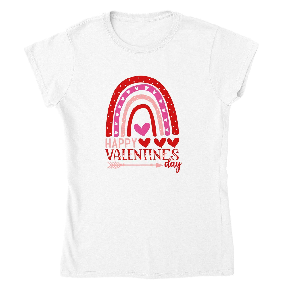 HAPPY VALENTINES DAY T-shirt-Regular Fit Tee-StylinArts