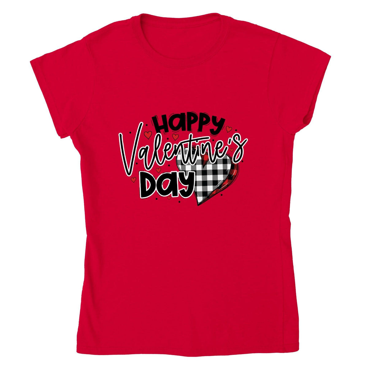 Happy Velentine's Day T-shirt-Regular Fit Tee-StylinArts