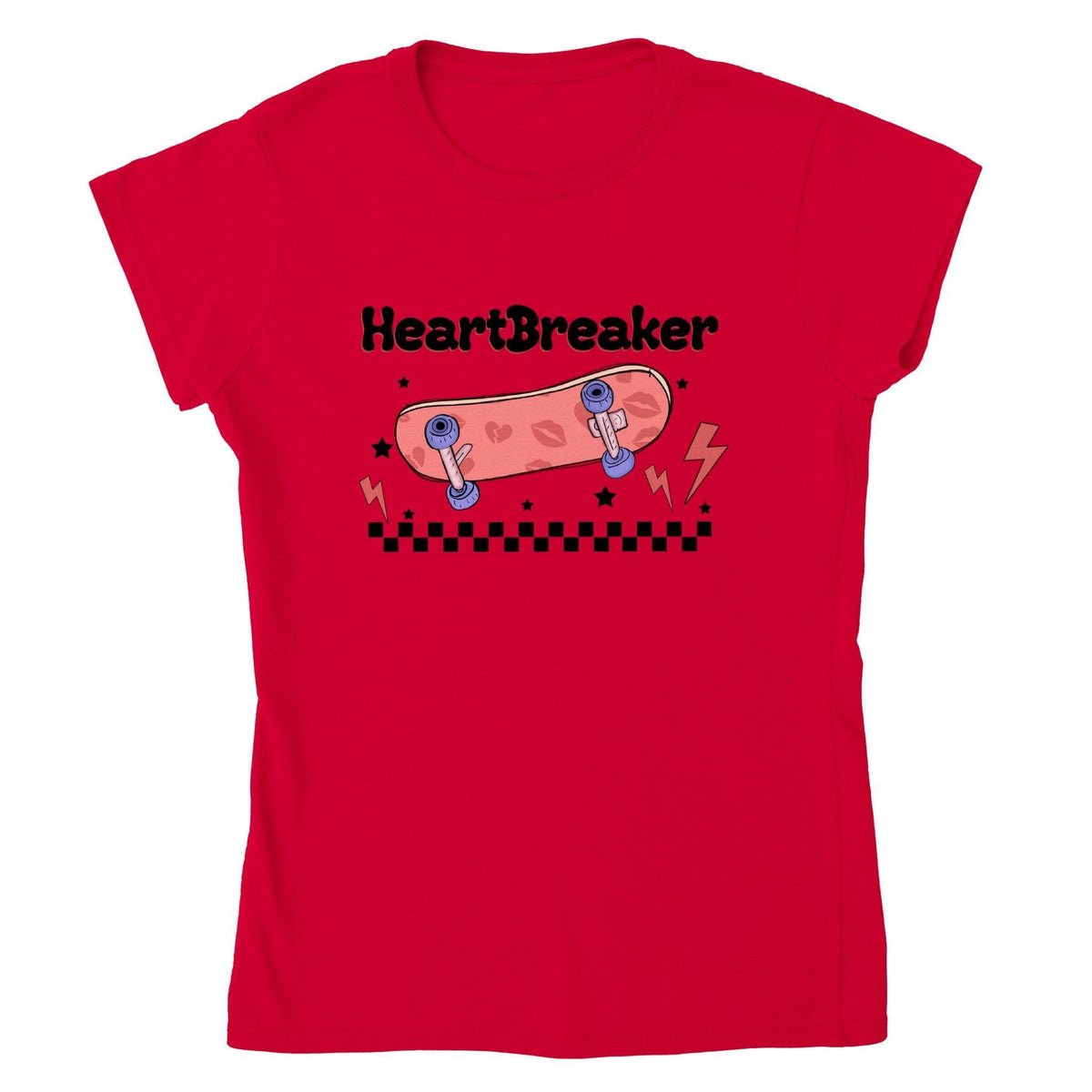 HEART BREAKER VALENTINE T-shirt-Regular Fit Tee-StylinArts