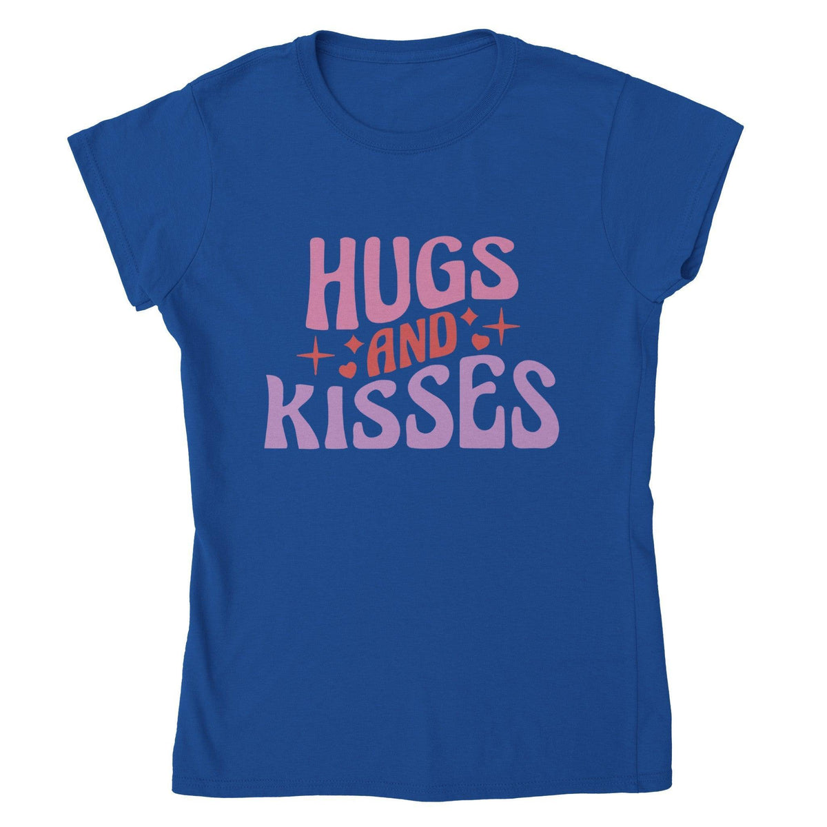 HUGS AND KISSES T-shirt-Regular Fit Tee-StylinArts