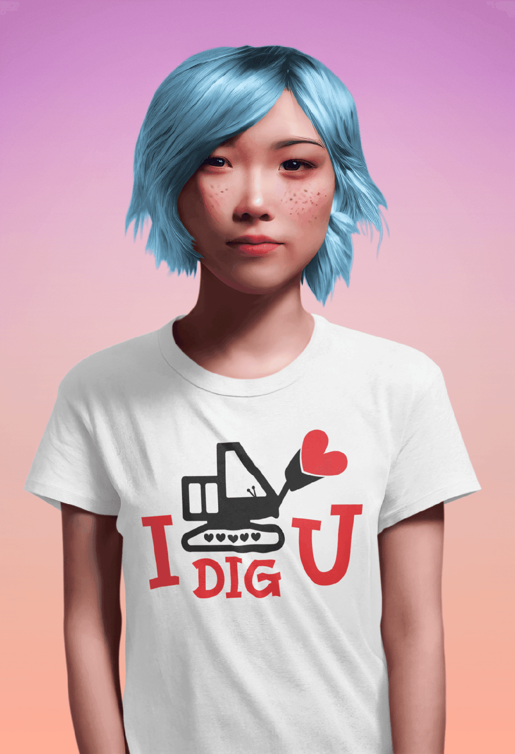 I Dig You Valentine’s Day Shirt – Cute Punny Valentine Tee for Couples ...