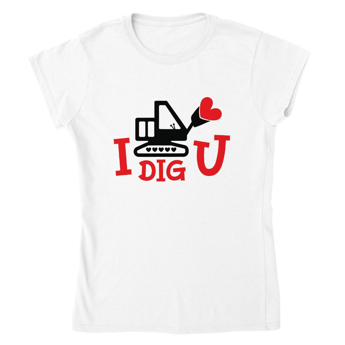 I DIG YOU T-shirt-Regular Fit Tee-StylinArts