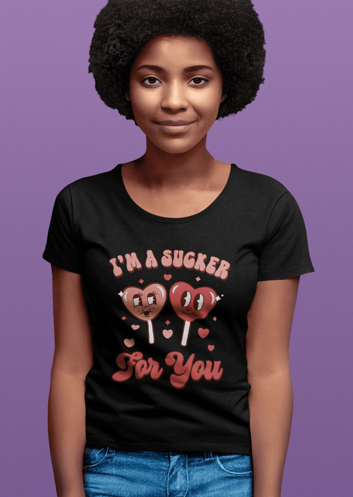 I'M A SUCKER FOR YOU T-shirt-Regular Fit Tee-StylinArts