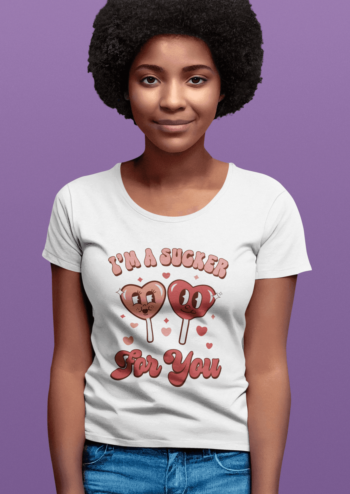 I'M A SUCKER FOR YOU T-shirt-Regular Fit Tee-StylinArts