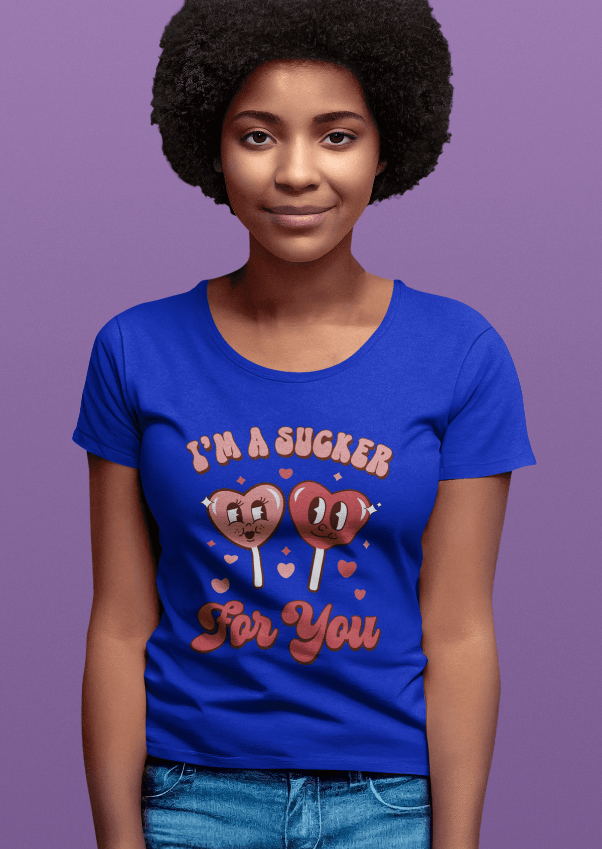 I'M A SUCKER FOR YOU T-shirt-Regular Fit Tee-StylinArts