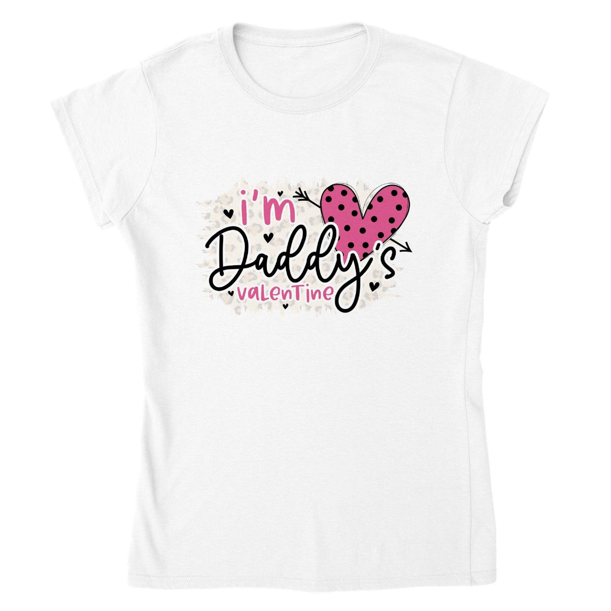 I M Daddy"s VALENTINE T-shirt-Regular Fit Tee-StylinArts