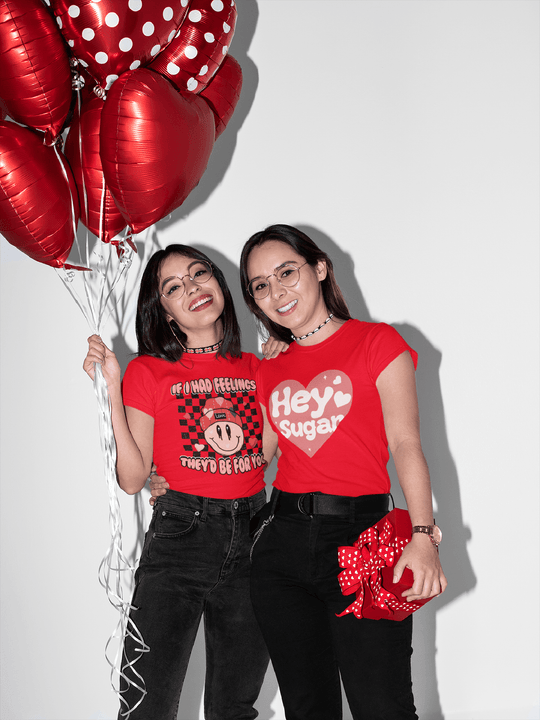 IF I HAD FEELINGS T-shirt-Red-S-Regular Fit Tee-StylinArts