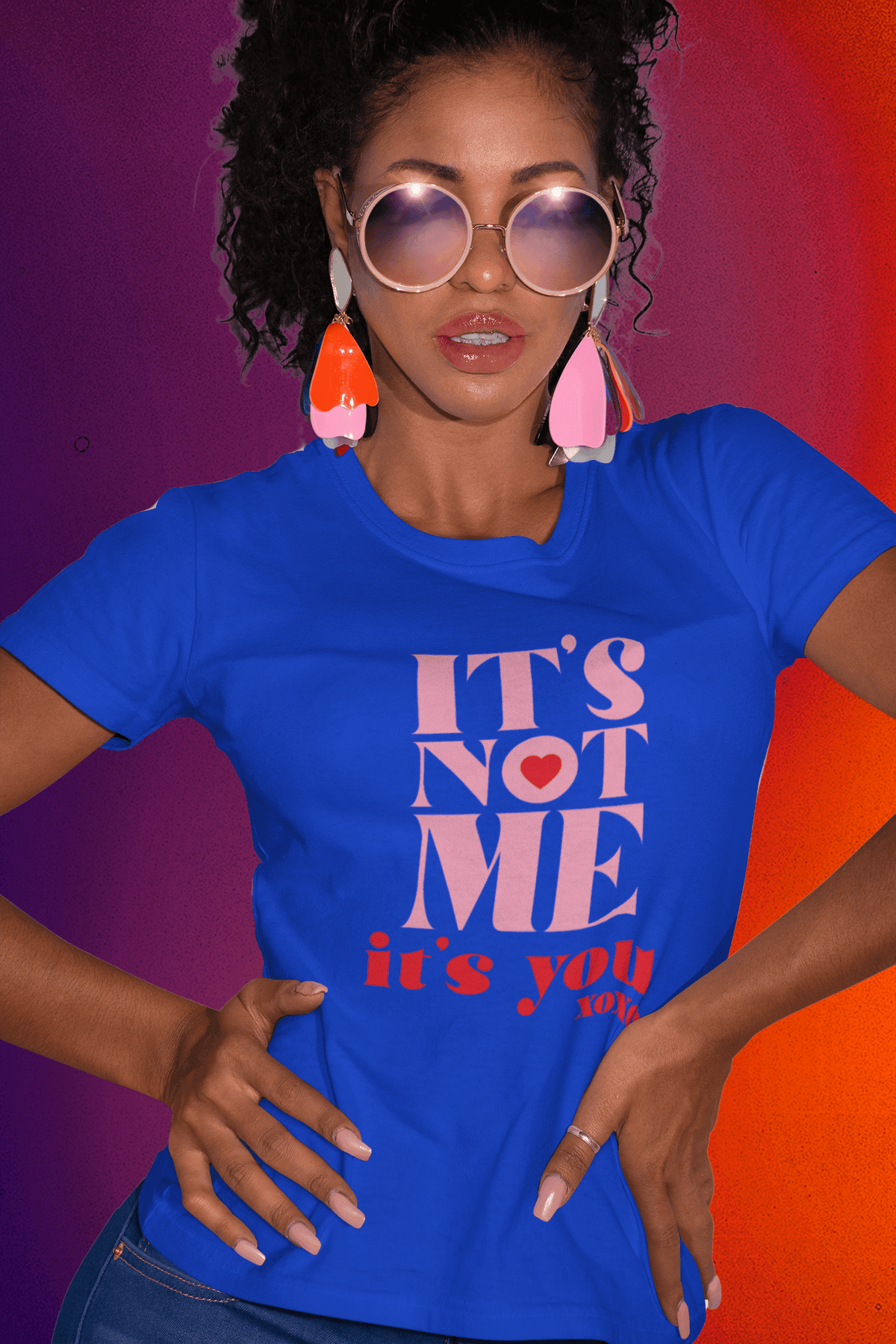 ITS NOT ME ITS YOU T-shirt-Regular Fit Tee-StylinArts