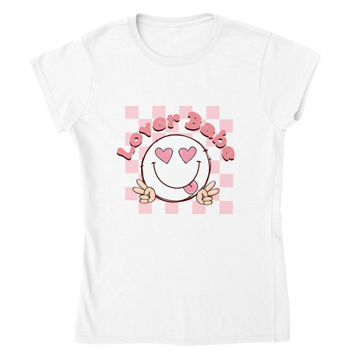 LOVE BABE VALENTINE T-shirt-Regular Fit Tee-StylinArts