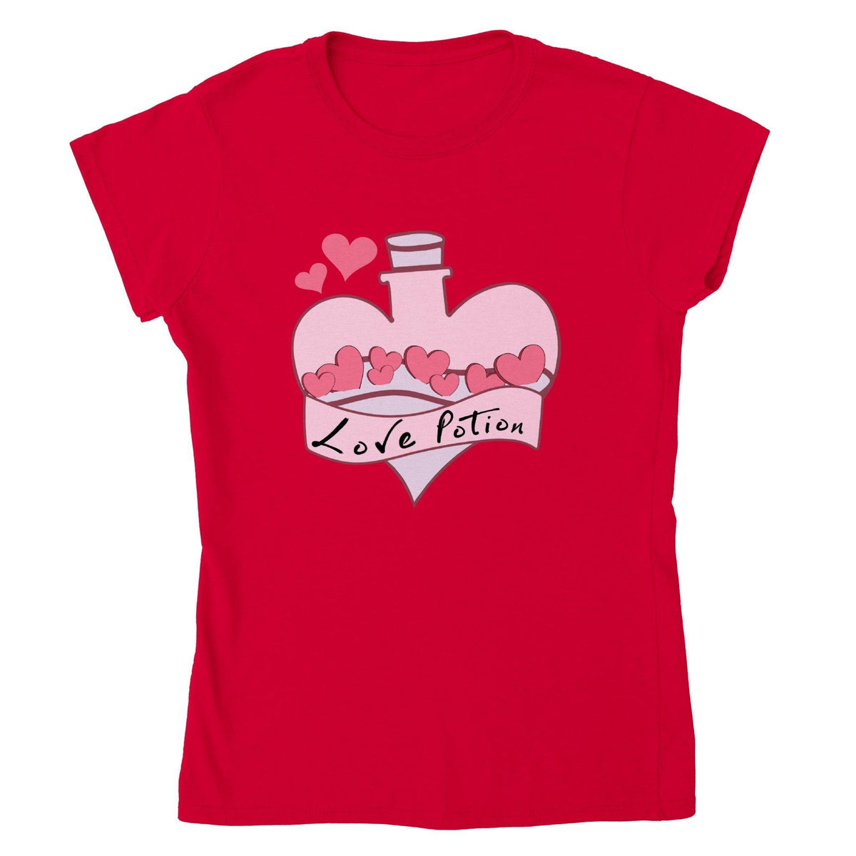 LOVE POTION T-shirt-Regular Fit Tee-StylinArts