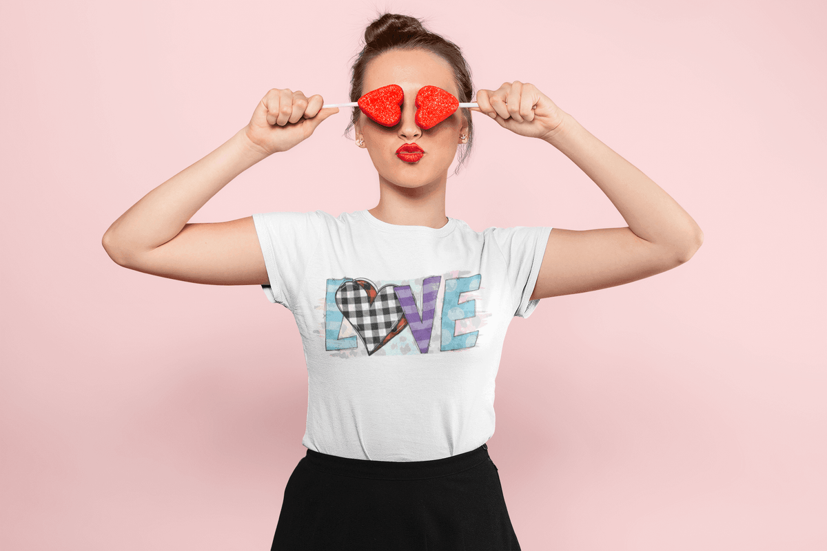 LOVE T-shirt-Regular Fit Tee-StylinArts