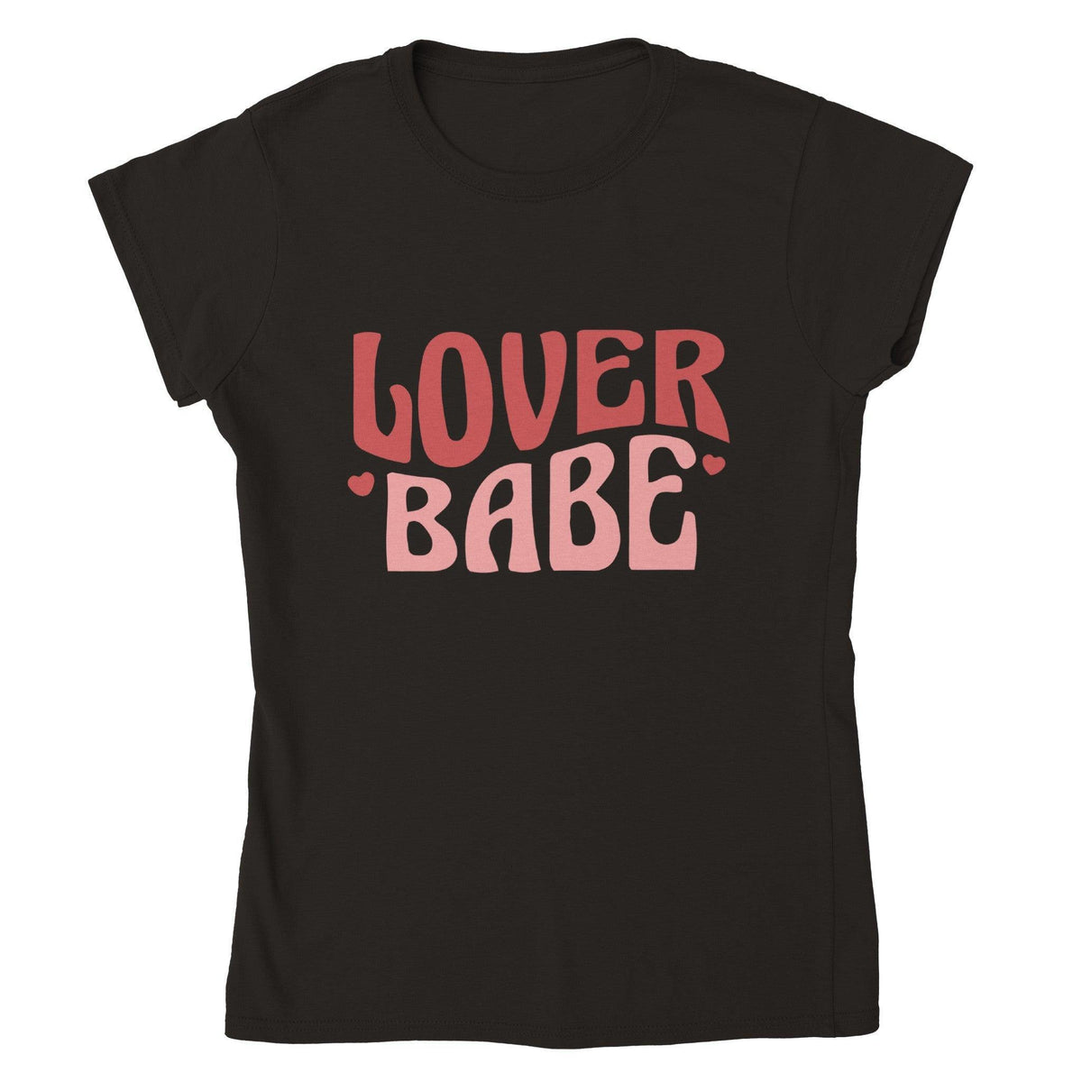 LOVER BABE T-shirt-Regular Fit Tee-StylinArts