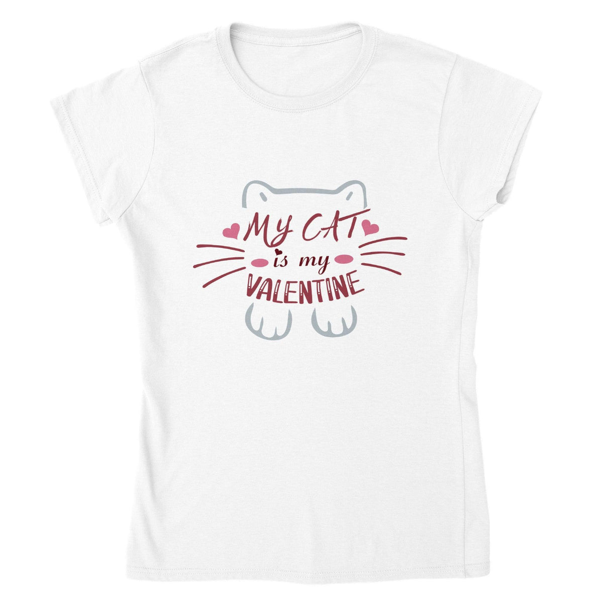 My Cat is my Valentine T-shirt - StylinArts