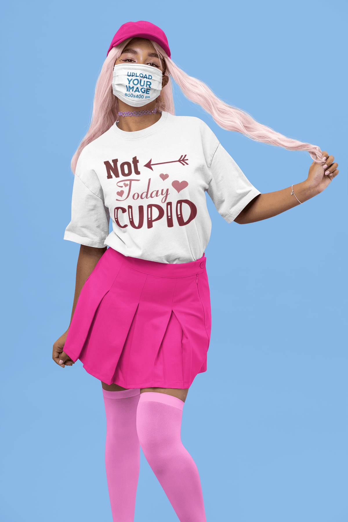 Not Today CUPID T-shirt-Regular Fit Tee-StylinArts