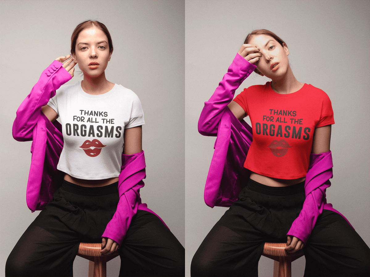 THANKS FOR ORGASMS T-shirt-Regular Fit Tee-StylinArts