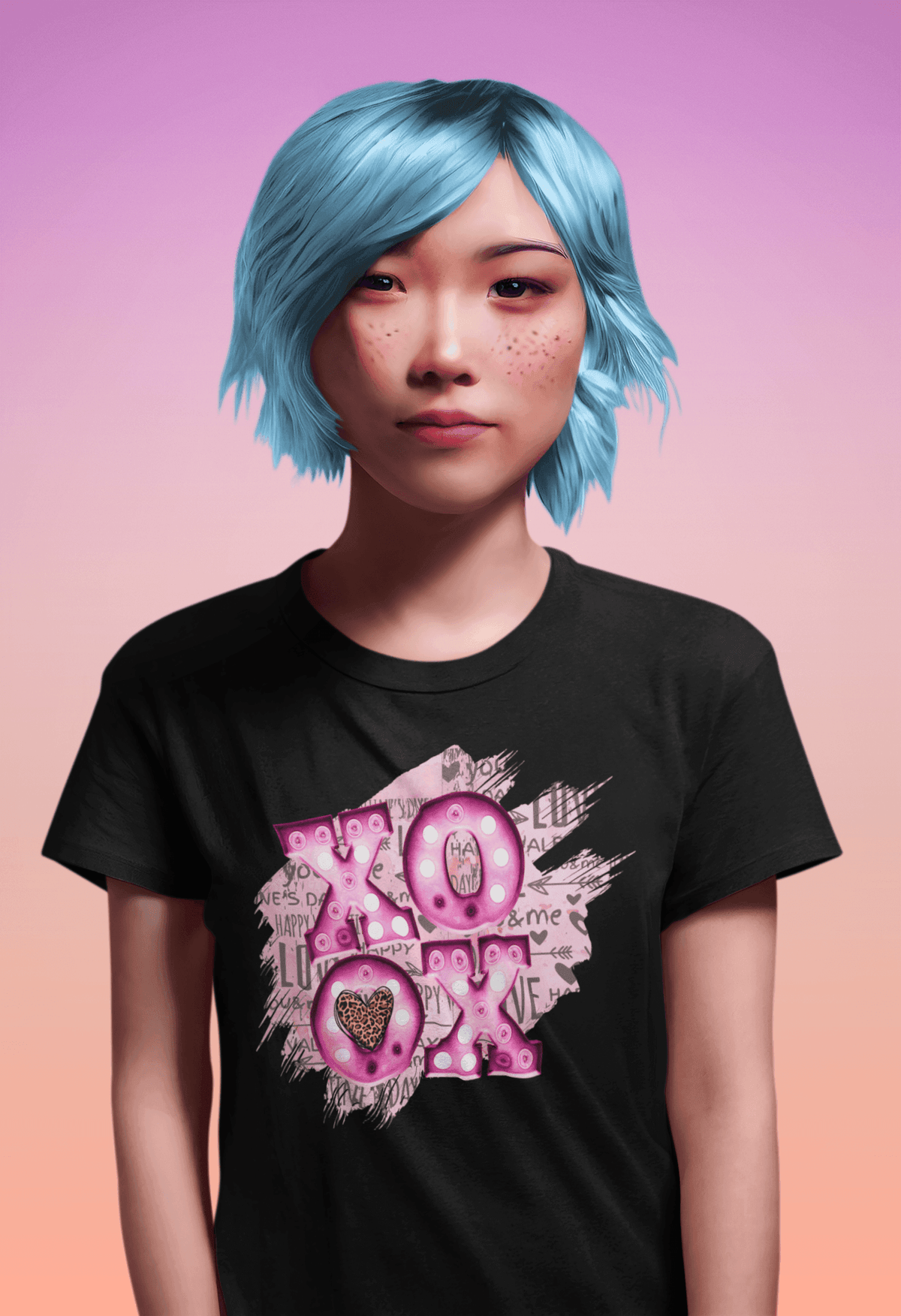 XOXO Luv meT-shirt-Regular Fit Tee-StylinArts
