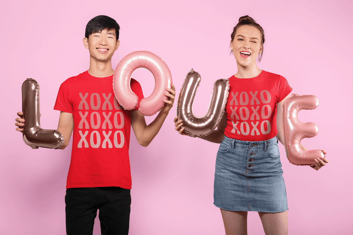 XOXOXOX T-shirt-Regular Fit Tee-StylinArts