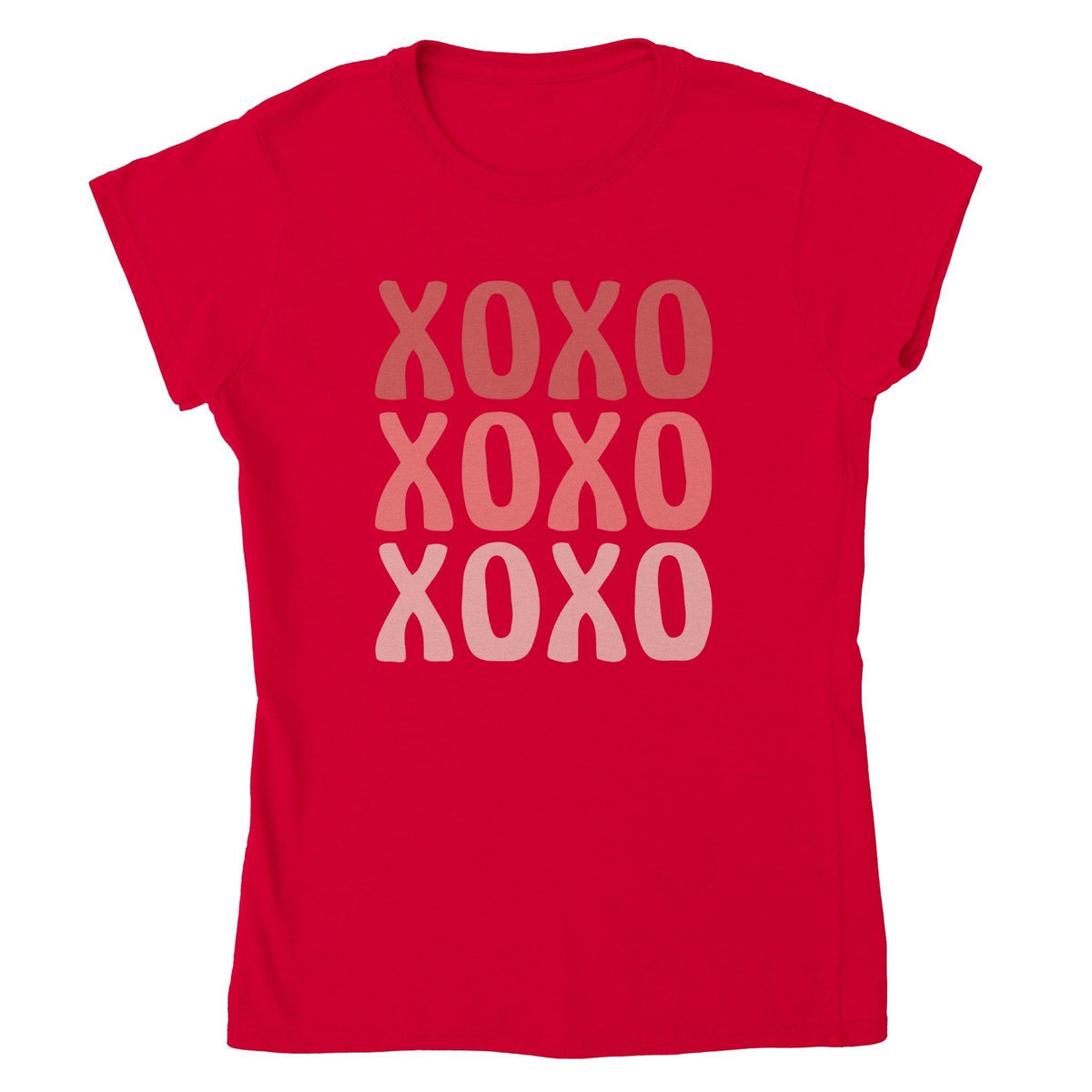 XOXOXOX T-shirt-Regular Fit Tee-StylinArts