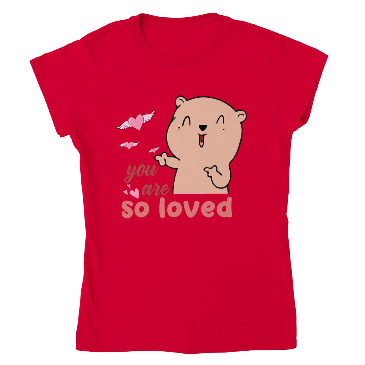 YOU are so LOVED T-shirt-Regular Fit Tee-StylinArts