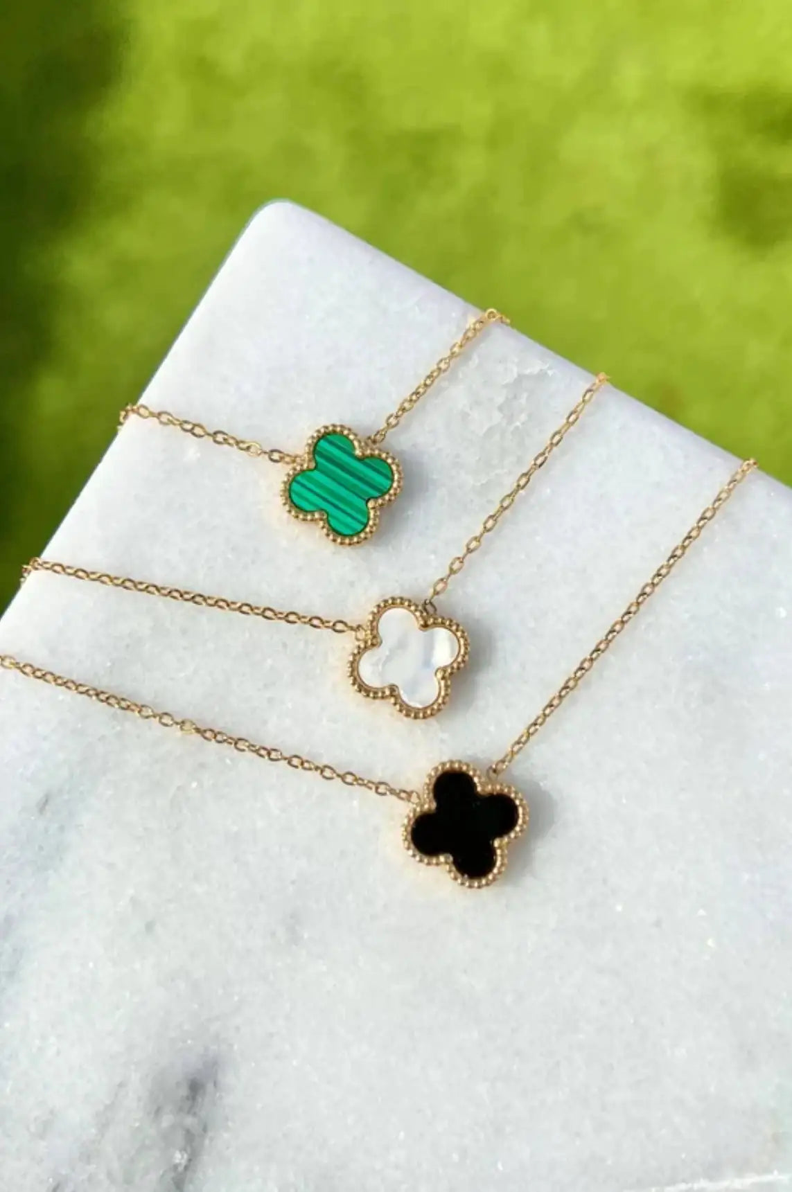 Clover Charm Necklace Collection-Fashion Necklaces-StylinArts