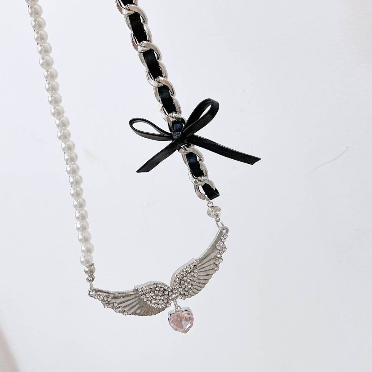 Angel Wings Pendant Necklace - StylinArt