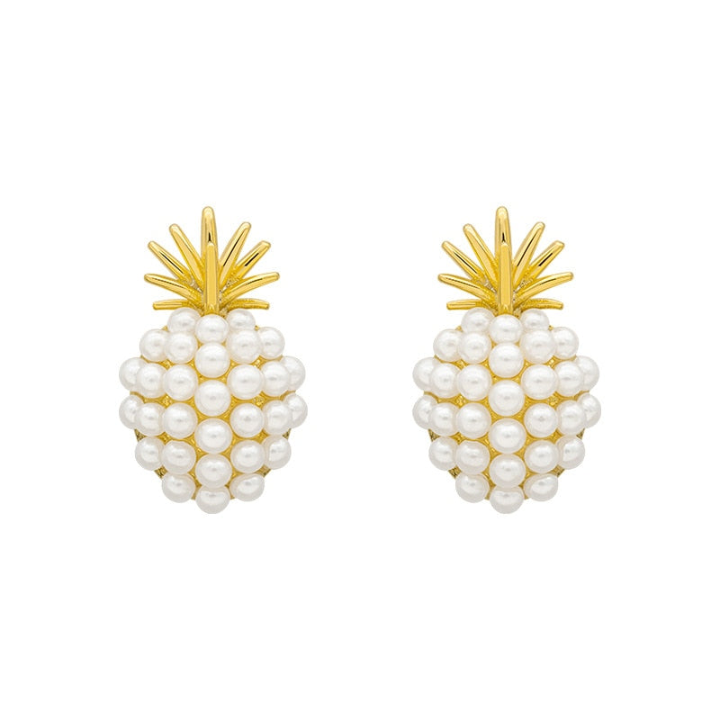 Pineapple Stud Earrings - StylinArt