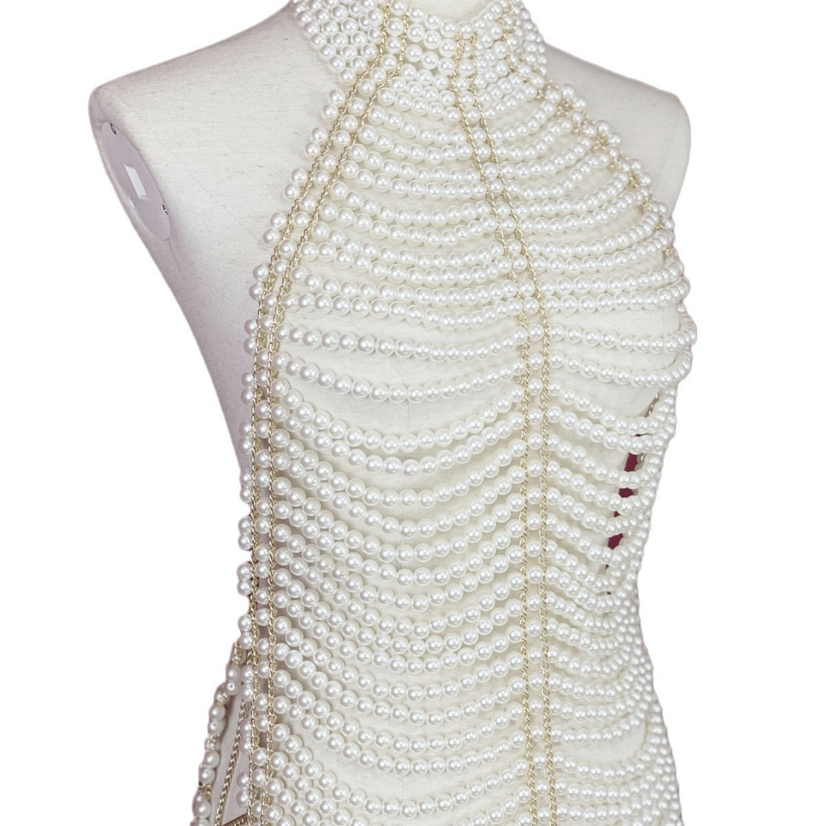 Pearl Essence Bliss: Shoreline Seduction Dress - StylinArt