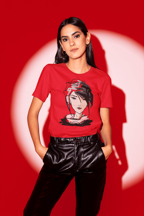 Anime Women Character Tshirt Tee - StylinArt