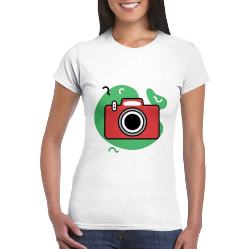 Camera funky modern Women T-shirt - StylinArt