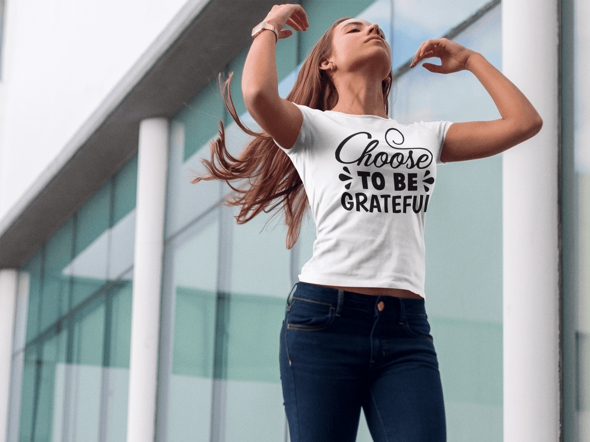Choose to be Grateful T-shirt - StylinArt