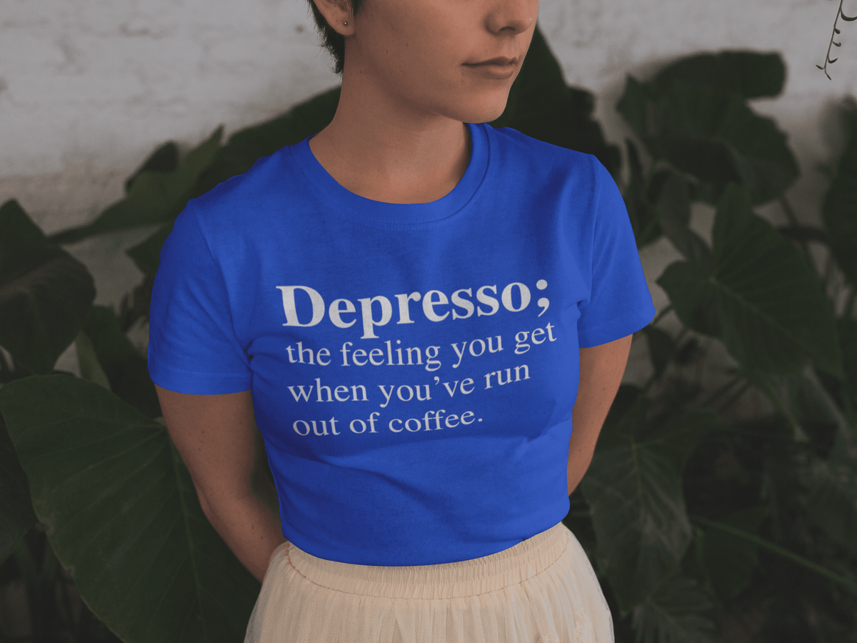 Definition - Depresso T-shirt - StylinArt